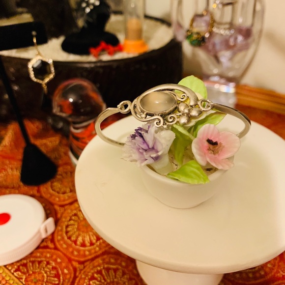 Boma silver vintage bangle bracelet - Picture 2 of 6